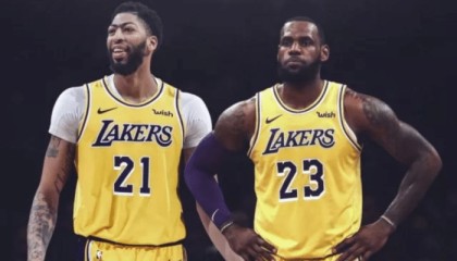  詹姆斯三双助湖人险胜马刺  